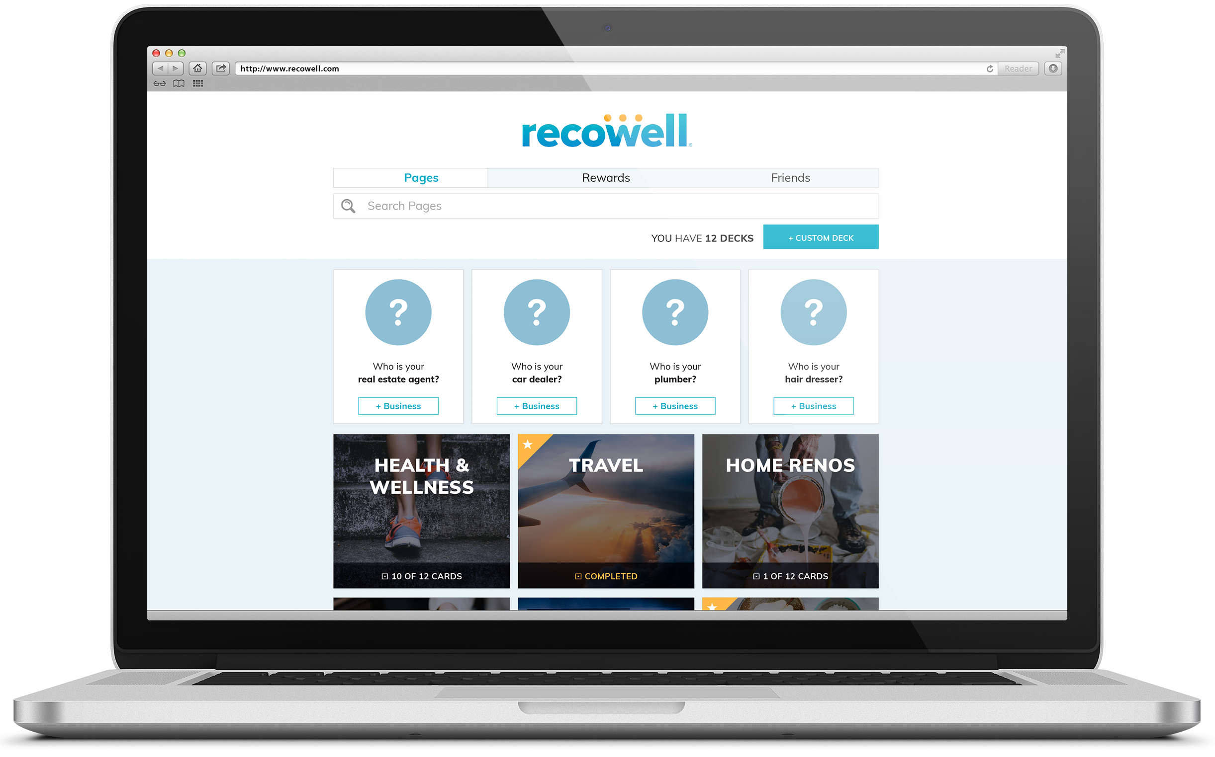 RecoWell Screen